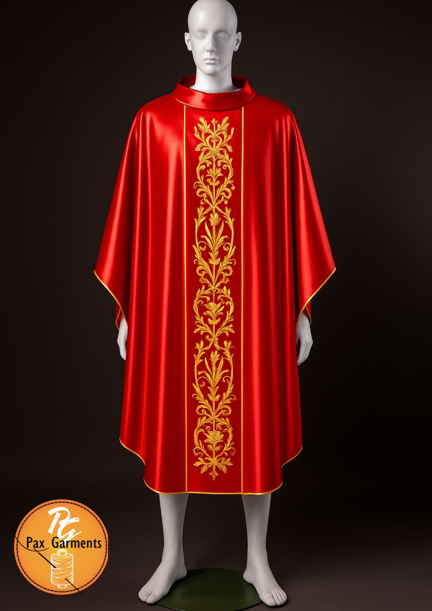 Red Chasuble & Stole